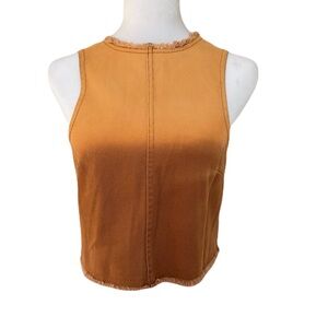 H&M Denim Ombre Crop Top